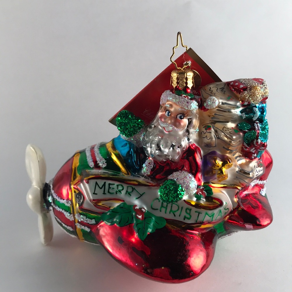 Christopher Radko Christmas Ornament - Santa